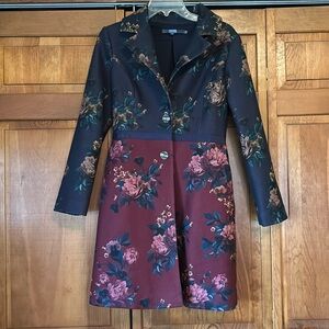 Eva Franco fitted dress coat, Anthropologie